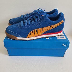 Puma Roma Kelloggs Tony The Tiger Frosted Flakes Shoes 388060-01 Size 9.5 Blue